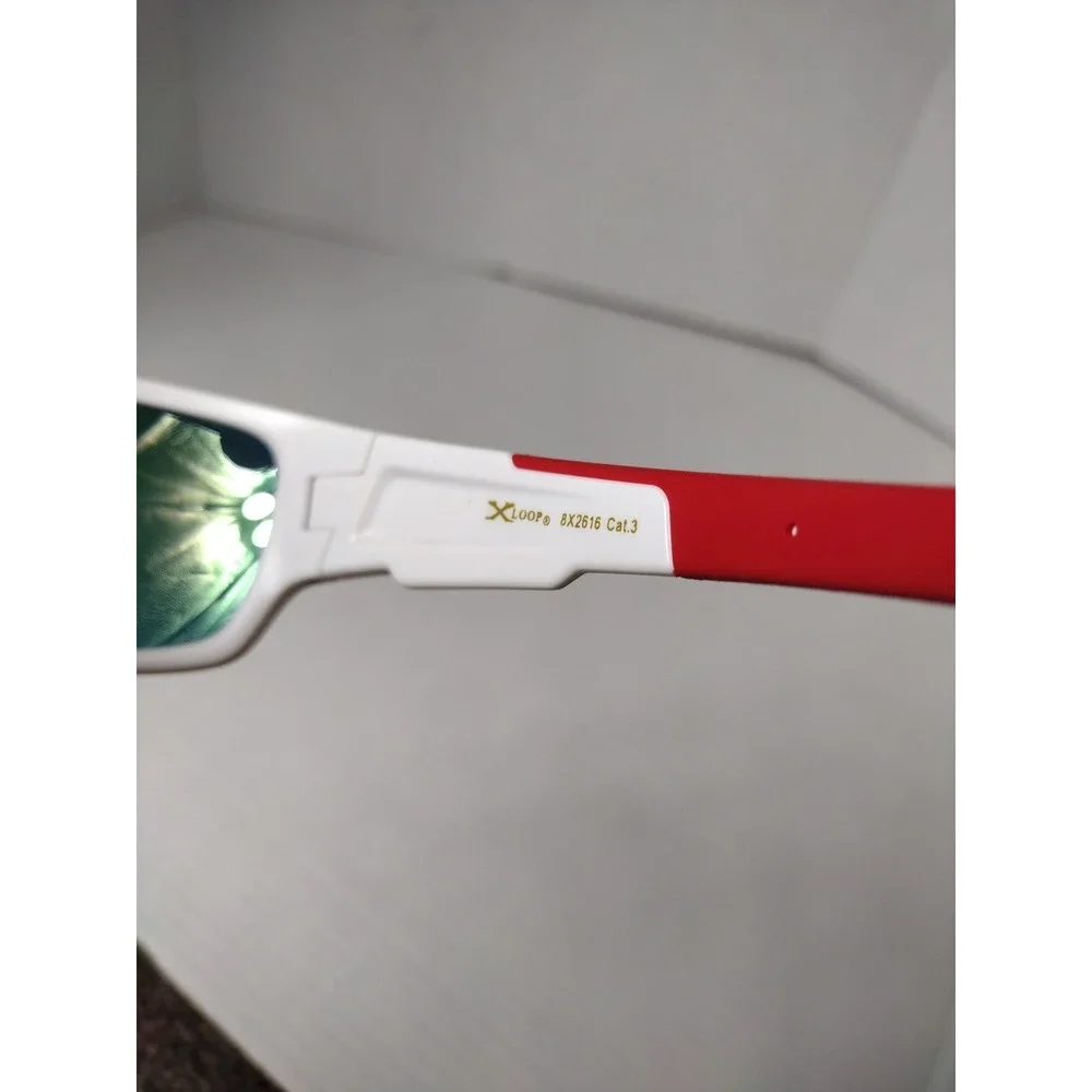 X Loop Sunglasses Mirror Plastic Frame Sport Baseball Golf Driving Running